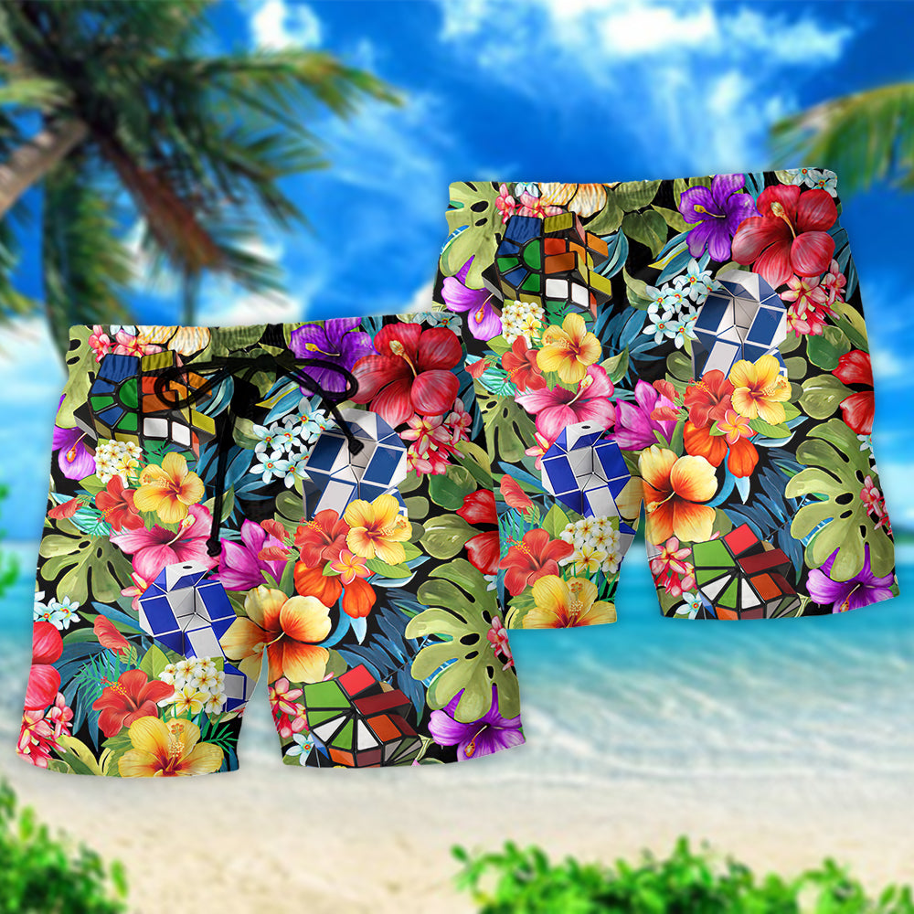 Color Puzzle Snake Tropical Colorful Beach Shorts For Tropical Getaways And Weekend Adventures