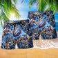 Rugby Lightning Sports Energy Beach Shorts Design Detail For Casual Warm Weather Outfits