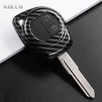 Car Key Cover Compatible with Suzuki SX4 Swift Grand Vitara Ciaz Liana S-Presso Celerio Jimny Jeemny – Carbon Fiber Style