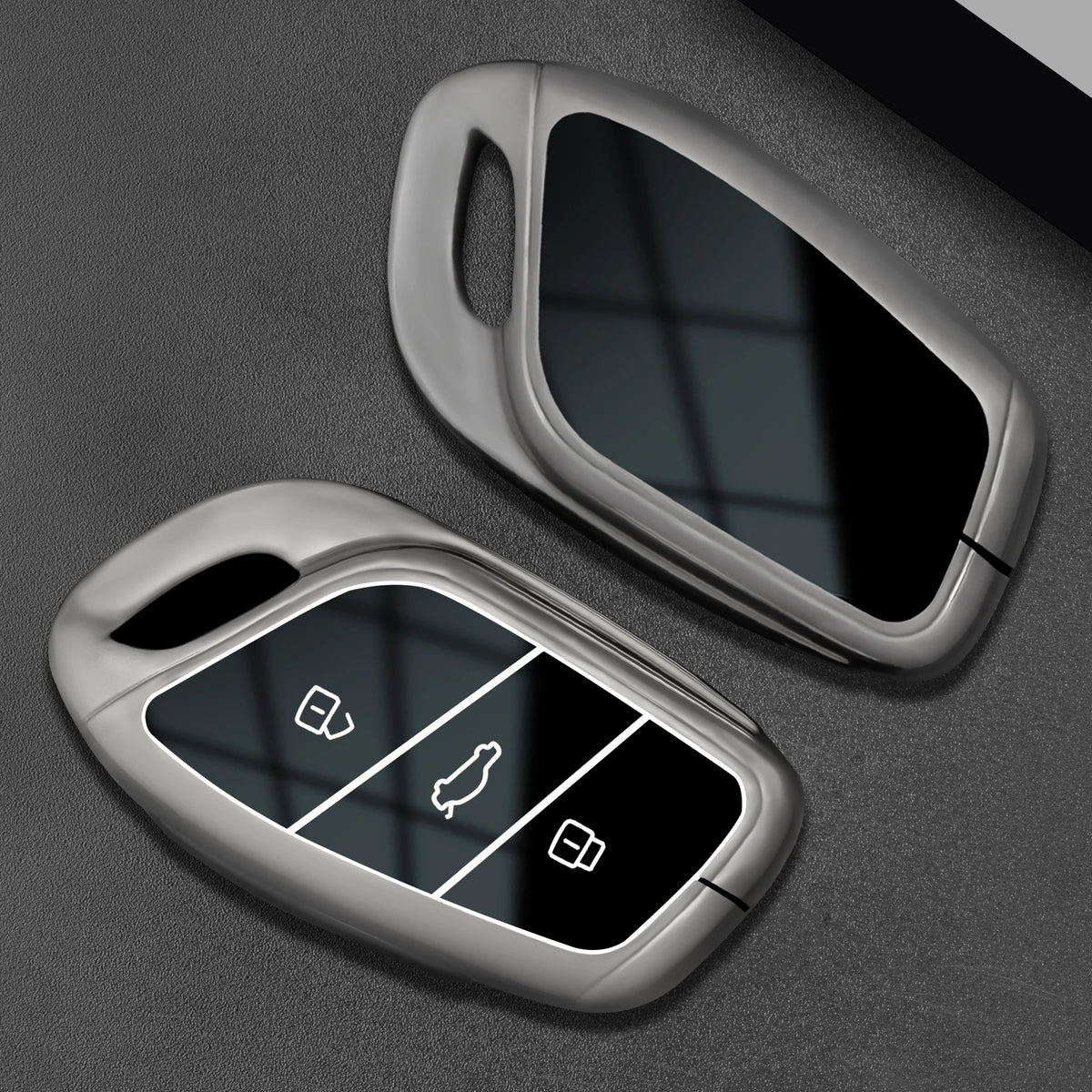 Zinc Alloy Car Key Fob Cover for MG4 EV, HS, GT, ZS EV, ZX, MG5 & MG6; Roewe RX3, RX5, RX8, ERX5, i6 & i5 – 2023