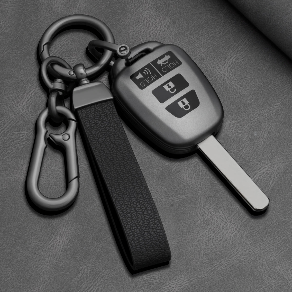 TPU Car Key Fob Cover for Toyota Aqua, Ractis, Vitz, RAV4, HiAce & Land Cruiser – 2010–2019