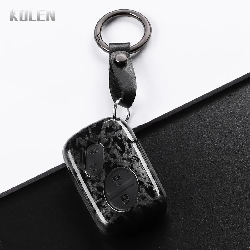 Car Key Cover Compatible with Lexus GS430 ES350 GS350 LX570 IS350 RX350 IS250 – Carbon Fiber Style