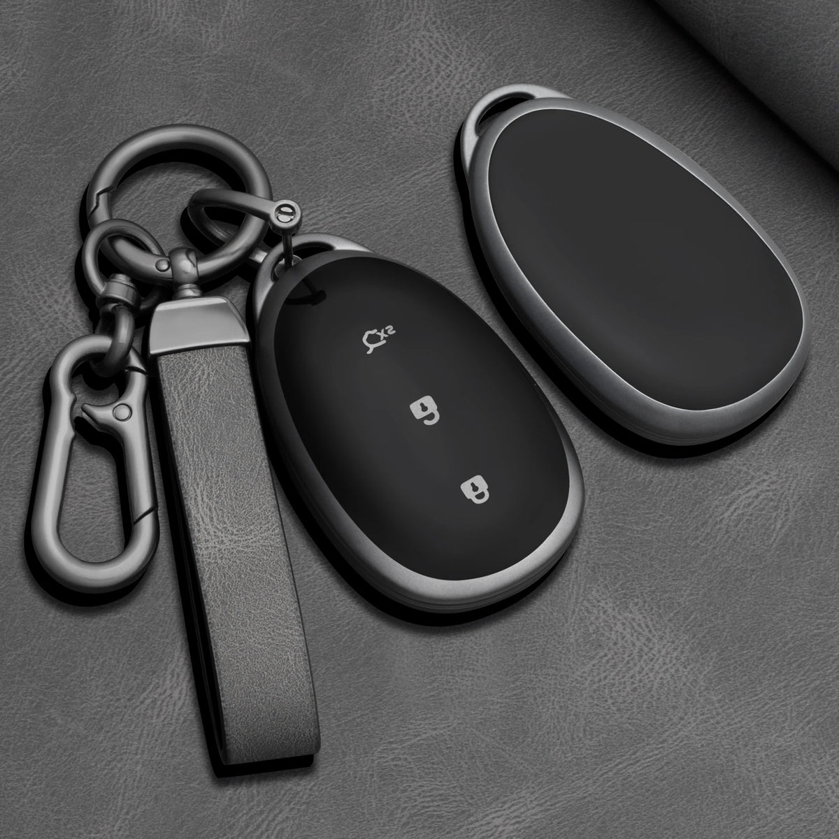 TPU Car Key Fob Cover for Changan Qiyuan NEVO A07, A05, Q07, Q05, A06 & E07 – Premium Gray