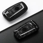 Car Key Cover Compatible with BMW 1 3 5 7 Series X1 X3 X4 X5 F10 F15 F16 F20 F30 F18 F25 M3 M4 – Carbon Fiber Style