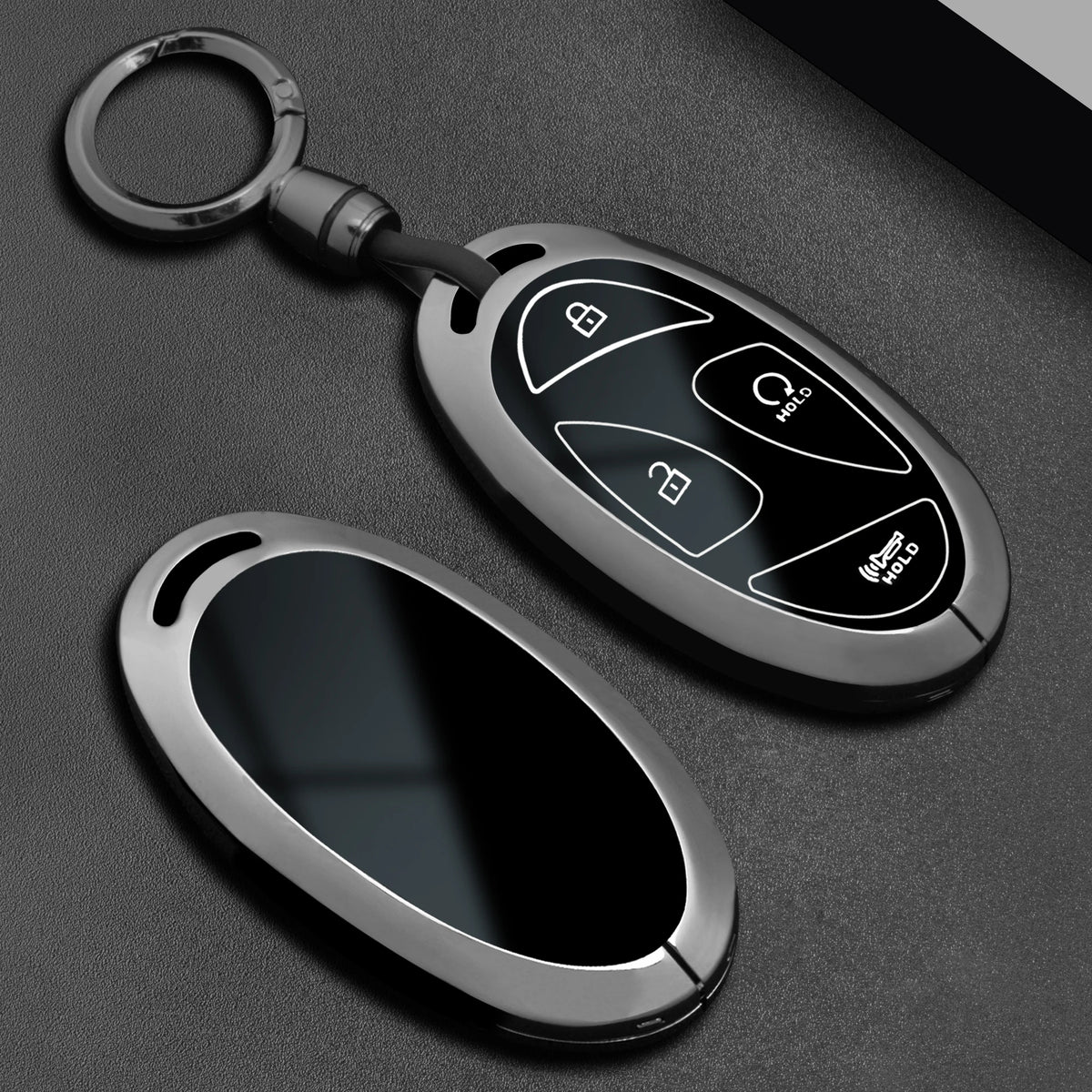 Zinc Alloy Car Key Fob Cover for Hyundai Grandeur GN7, Kona EV, IONIQ 6 & Elantra – 2023–2025 – 7 Buttons