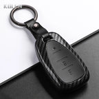 Car Key Cover Compatible with Chevrolet Malibu Blazer Traverse Onix Equinox Volt Bolt Trax Orlando Cruze Spark Camaro – Carbon Fiber Style