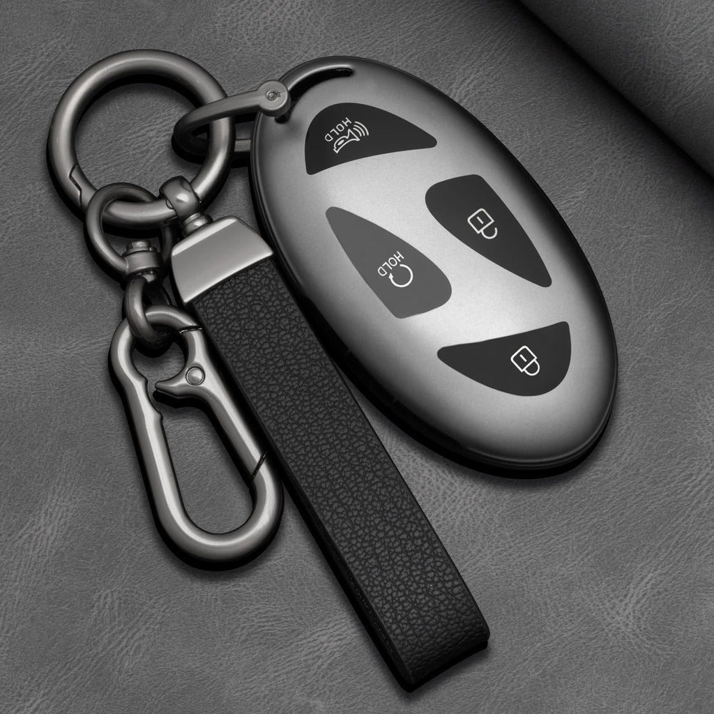 TPU Car Key Fob Cover for Hyundai Kona EV, N-Line, Tucson (2025), Grandeur GN7, IONIQ 6, Santa Fe MX5 & Garden GL – 7 Buttons