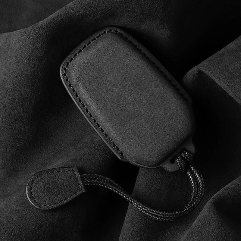 Suede Car Key Cover Compatible with Toyota Camry, Corolla, CHR, C-HR, RAV4, Land, Crown, Hilux, Prius