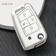 4 Button S-White