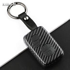 Car Key Cover Compatible with Toyota Aqua RAV4 Land Cruiser Camry Prado Corolla Prius – Carbon Fiber Style
