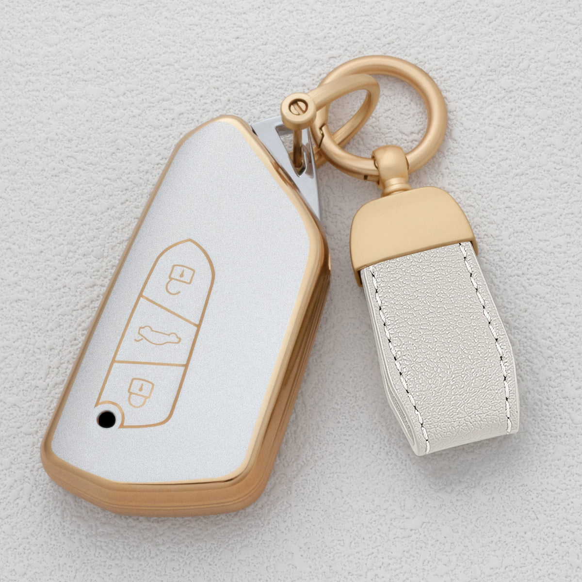 TPU Car Key Fob Cover for Volkswagen Golf 8 MK8, GTI, GTD, R, ID.3 & ID.4; Skoda Octavia A8 MK4; SEAT Leon MK4 – 2020–2021