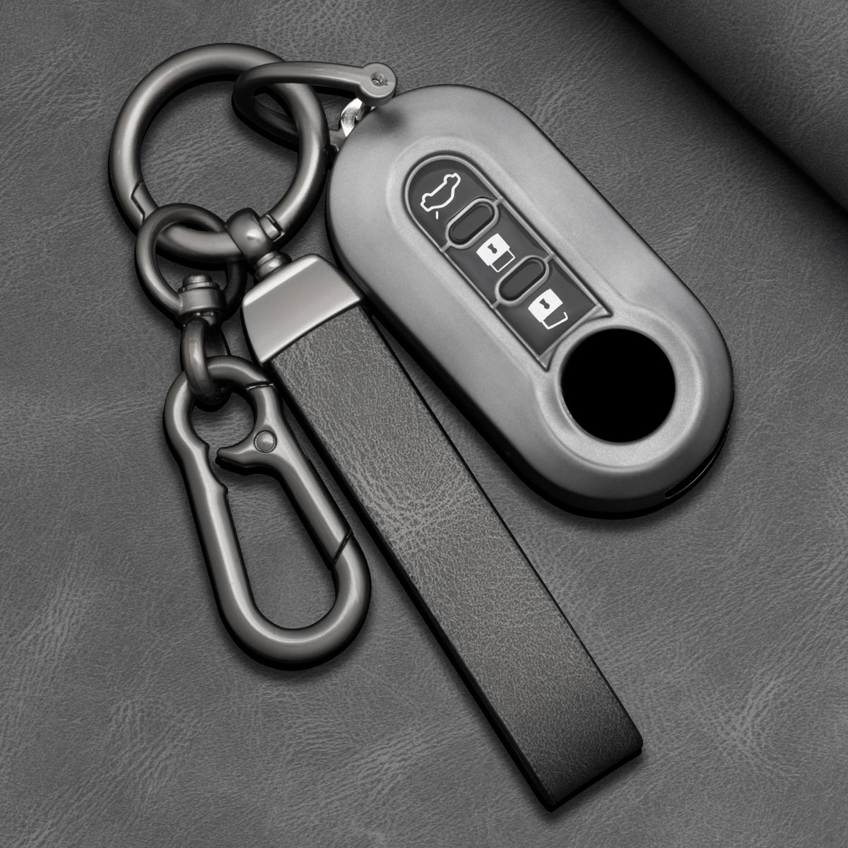 TPU Car Key Fob Cover for Fiat Ducato, 500, 500L, Panda & Grande Punto; Lancia Musa
