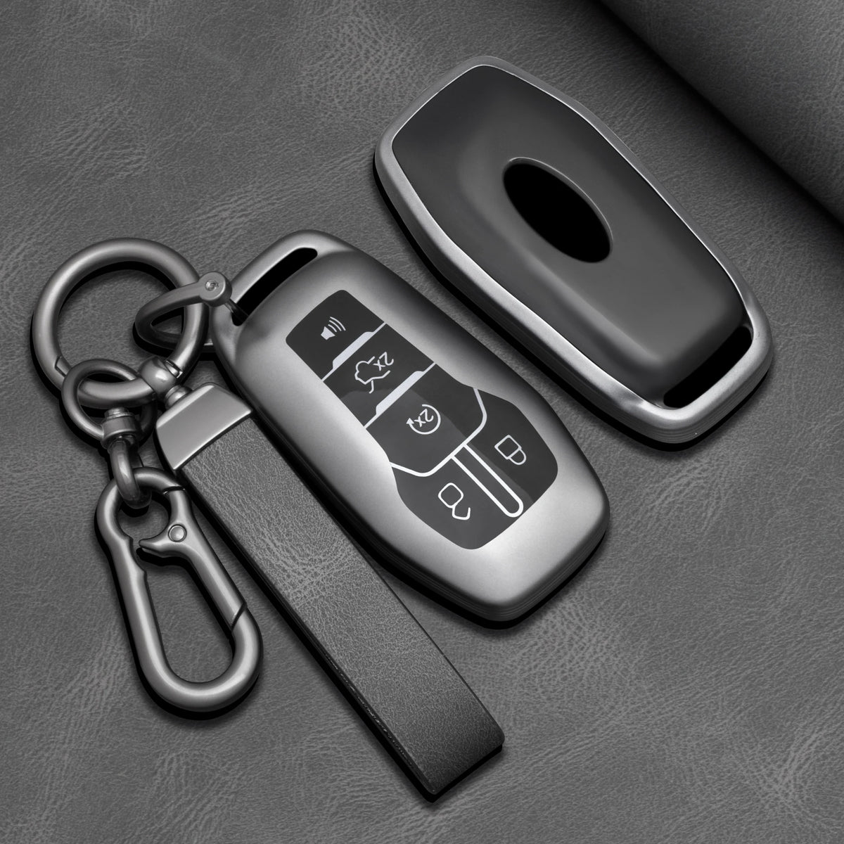 TPU Car Key Fob Cover for Ford Fusion, Mondeo, Mustang, F-150, Explorer & Edge – 2015–2018