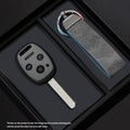 Black Warrior-Style TPU Car Key Fob Cover for Honda Fit, Civic, Jazz, Pilot, Accord, CR-V, Freed, StepWGN & Insight
