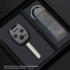 Black Warrior-Style TPU Car Key Fob Cover for Honda Fit, Civic, Jazz, Pilot, Accord, CR-V, Freed, StepWGN & Insight