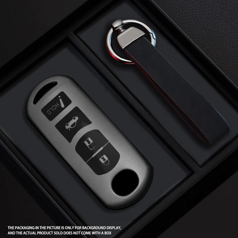 Black Warrior-Style TPU Car Key Fob Cover for Mazda 2, 3, 6, Demio, Atenza, Axela, CX-5, CX-3, CX-7, CX-9 & CX-30 – 2016–2019