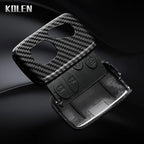 Car Key Cover Compatible with Toyota Aqua RAV4 Land Cruiser Camry Prado Corolla Prius – Carbon Fiber Style