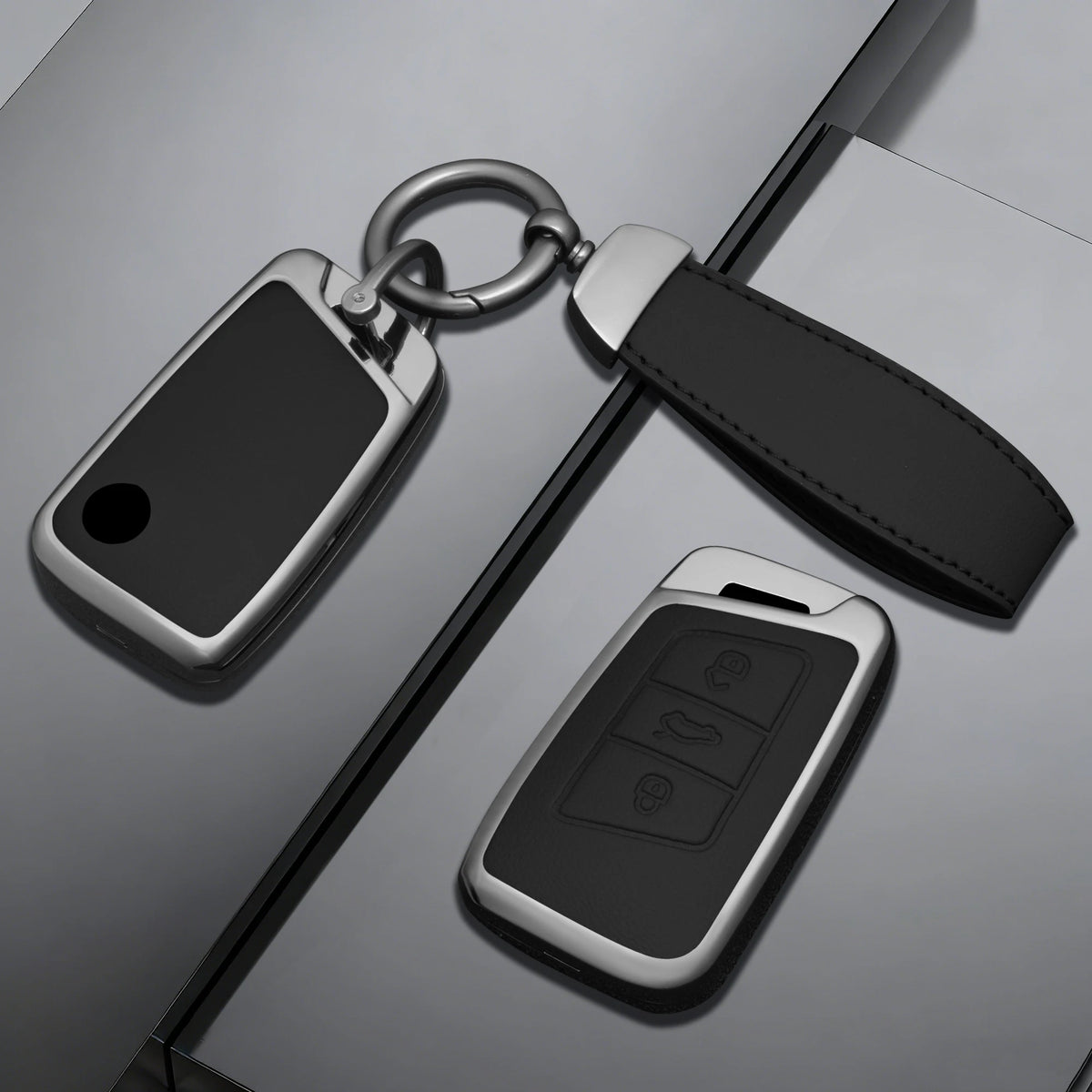 Zinc Alloy Car Key Fob Cover for Volkswagen Passat B8 & Magotan; Skoda Superb A7 & Kodiaq; SEAT