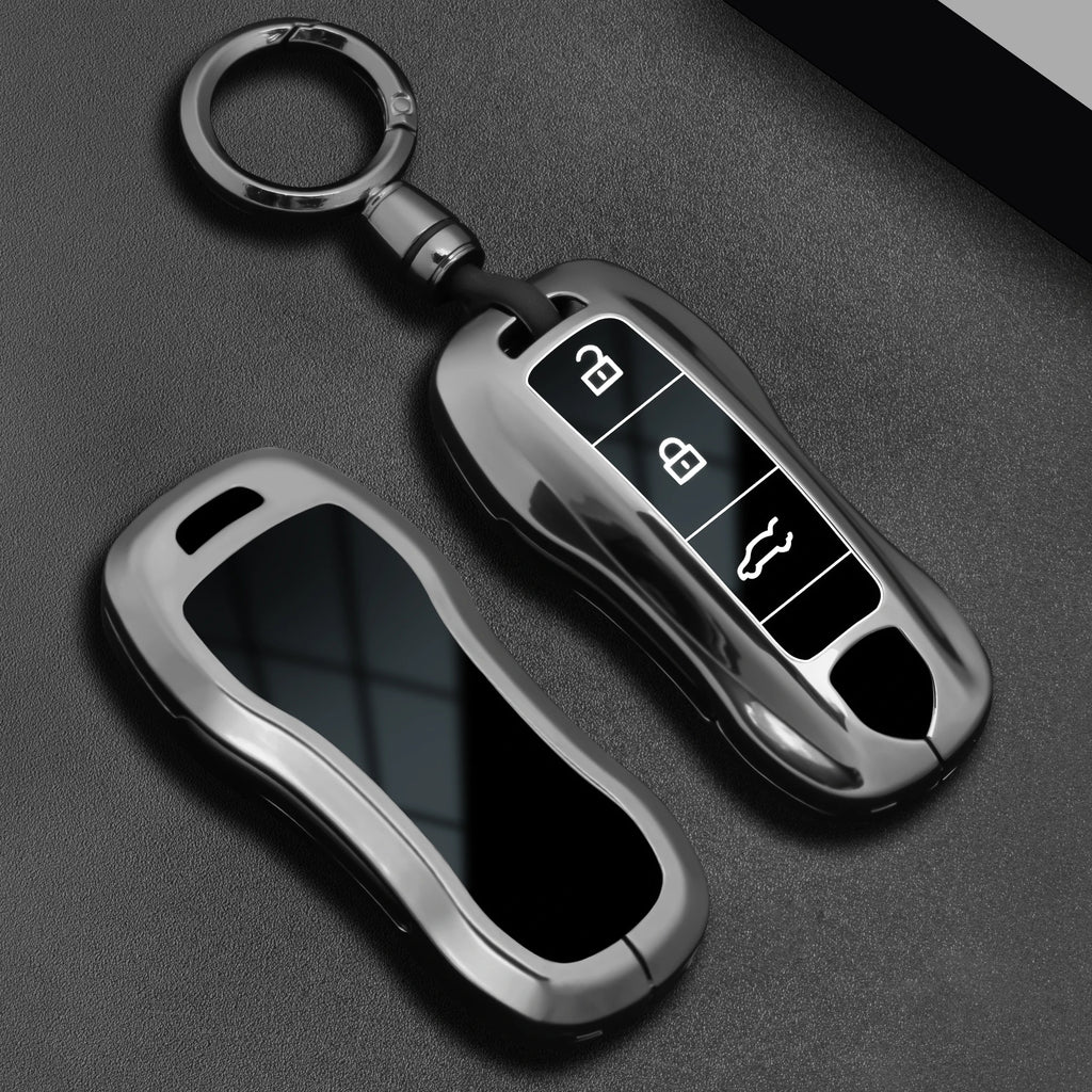 Zinc Alloy Car Key Fob Cover for Porsche Cayenne, 911, Lepin, Macan, Boxster, Panamera & 718 – 958, 996, 997, 944, 924, 971, 9YA