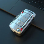 Car Key Cover Compatible with Audi A1 A3 A4 8P 8L 8V A5 B6 B7 A6 A7 C5 C6 Q3 Q5 Q7 4F S3 S4 S6 RS3 TT – Carbon Fiber Style