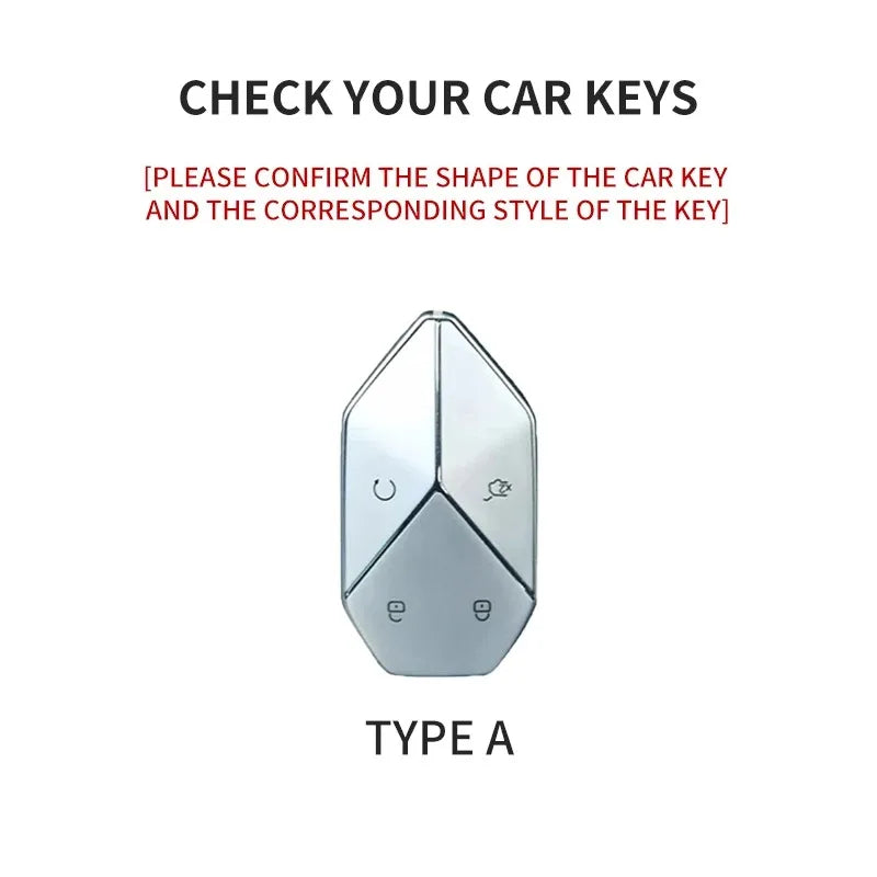 Suede Remote Key Fob Cover Compatible with Fang Cheng Bao (Equations) Leopard 5, Leopard 8, Leopard 3