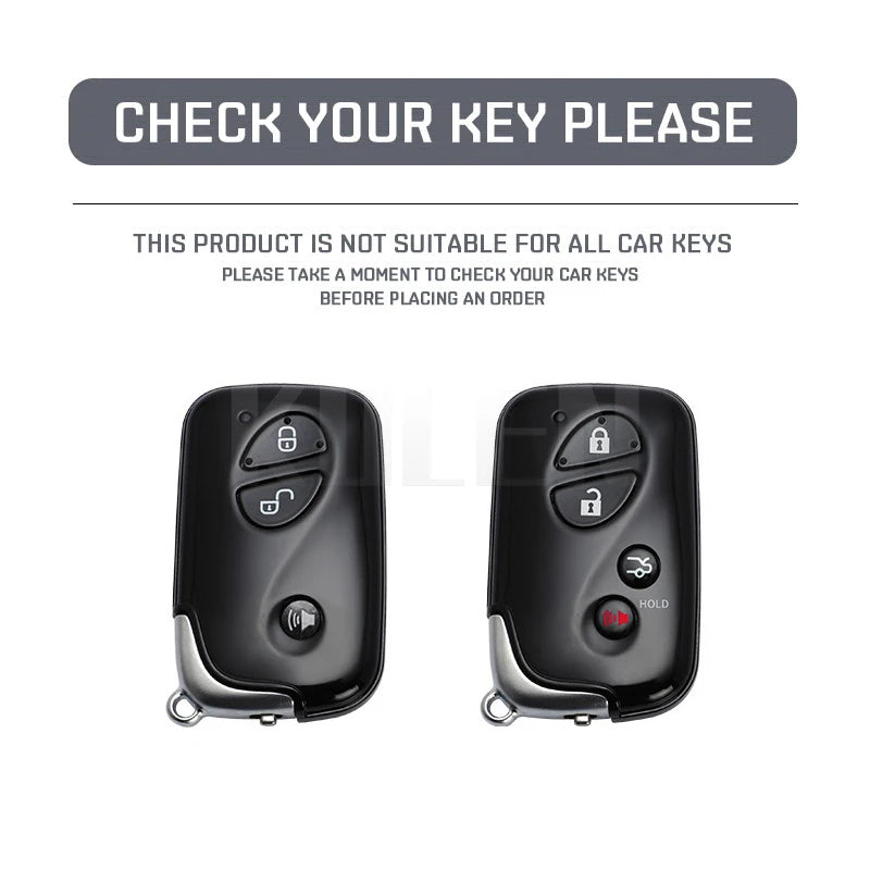 Car Key Cover Compatible with Lexus GS430 ES350 GS350 LX570 IS350 RX350 IS250 – Carbon Fiber Style
