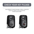 Car Key Cover Compatible with Lexus GS430 ES350 GS350 LX570 IS350 RX350 IS250 – Carbon Fiber Style