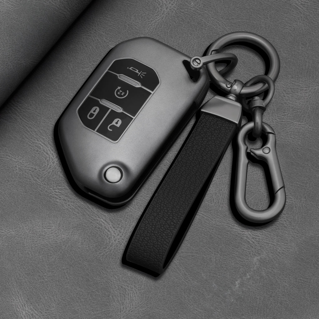TPU Car Key Fob Cover for Jeep Wrangler JL/TJ & Gladiator JT – 2018–2019