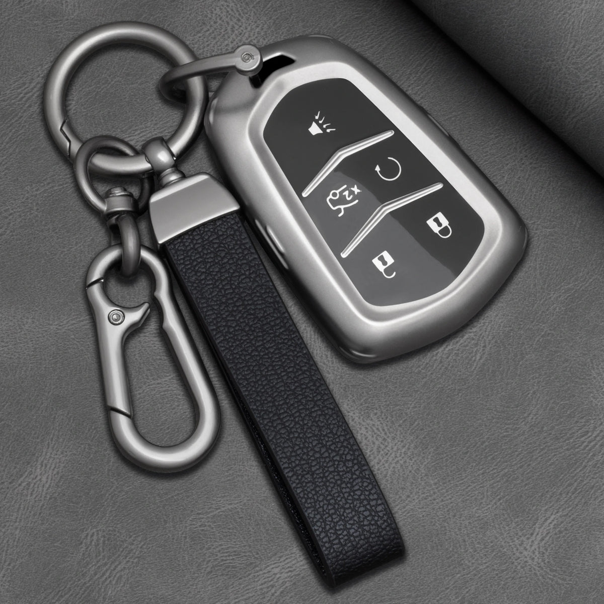 TPU Car Key Fob Cover for Cadillac Escalade, CTS, XTS, ATS, STS, XT4, XT5, CT6 & SRX