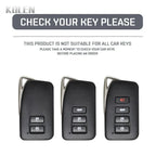 Car Key Cover Compatible with Lexus NX IS RX ES GX LX LS UX GS 200 260 300 350 RX350 ES300 NX200 NX300 – Carbon Fiber Style
