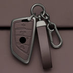 Alloy-Style Car Key Fob Cover for BMW X1, X3, X4, X5, X6, 118i, 218i, 320i, 520 & 525 – F15, F16, F30, F39, F48, G30, G11