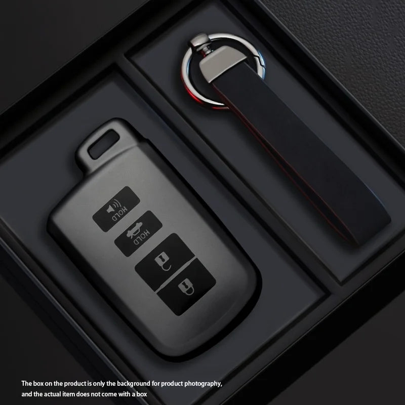Black Warrior-Style TPU Car Key Fob Cover for Toyota Camry, Corolla, RAV4, Highlander & Avalon – 2015–2017 – 2/3/4 Buttons