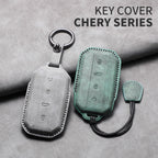 Leather Remote Key Fob Cover Compatible with Chery Jaecoo J7, J5, 2025, 2026