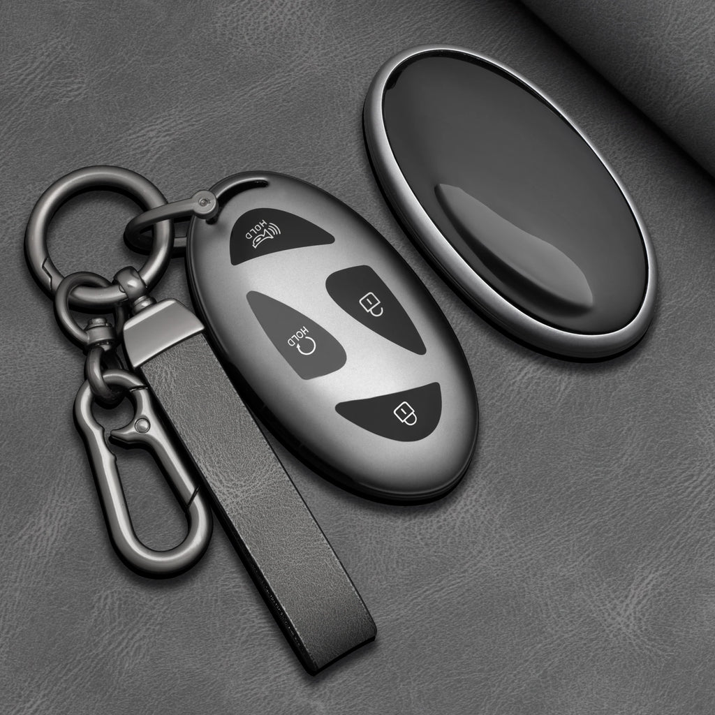 TPU Car Key Fob Cover for Hyundai Kona EV, N-Line, Tucson (2025), Grandeur GN7, IONIQ 6, Santa Fe MX5 & Garden GL – 7 Buttons
