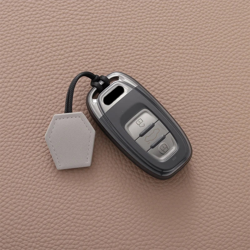 Black-Style TPU Car Key Fob Cover for Audi A1, A3, A4, A5, A6, A7, A8, Q3, Q5, Q7, S4, S6, S7, S8, R8 & TT – 8V, B8, B9, C7