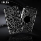 Car Key Cover Compatible with Renault Koleos Captur Megane Clio Scenic Talisman Arkana; Dacia Sandero – Carbon Fiber Style