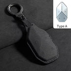 Suede Remote Key Fob Cover Compatible with Fang Cheng Bao (Equations) Leopard 5, Leopard 8, Leopard 3