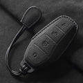 Suede Keyless Car Key Cover Compatible with BYD Song Plus, Atto 3, Han EV, Yuan, Tang DM, 2018, Qin, Seal, Dolphin, E2