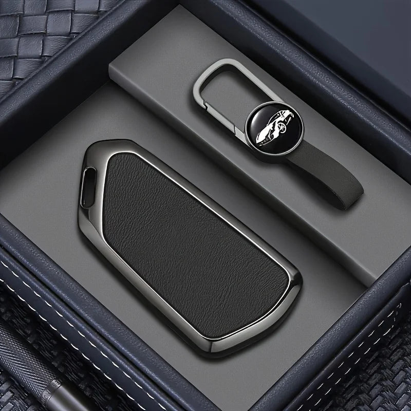 Alloy Car Key Fob Cover for Volkswagen Golf 8 MK8, ID.3, ID.4, Cupra, Skoda Octavia A8 & SEAT Leon MK4