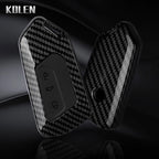 Car Key Cover Compatible with Volkswagen (VW) Golf 8 MK8 ID3 ID.4; CUPRA; Skoda Octavia A8; SEAT Leon MK4 – Carbon Fiber Style
