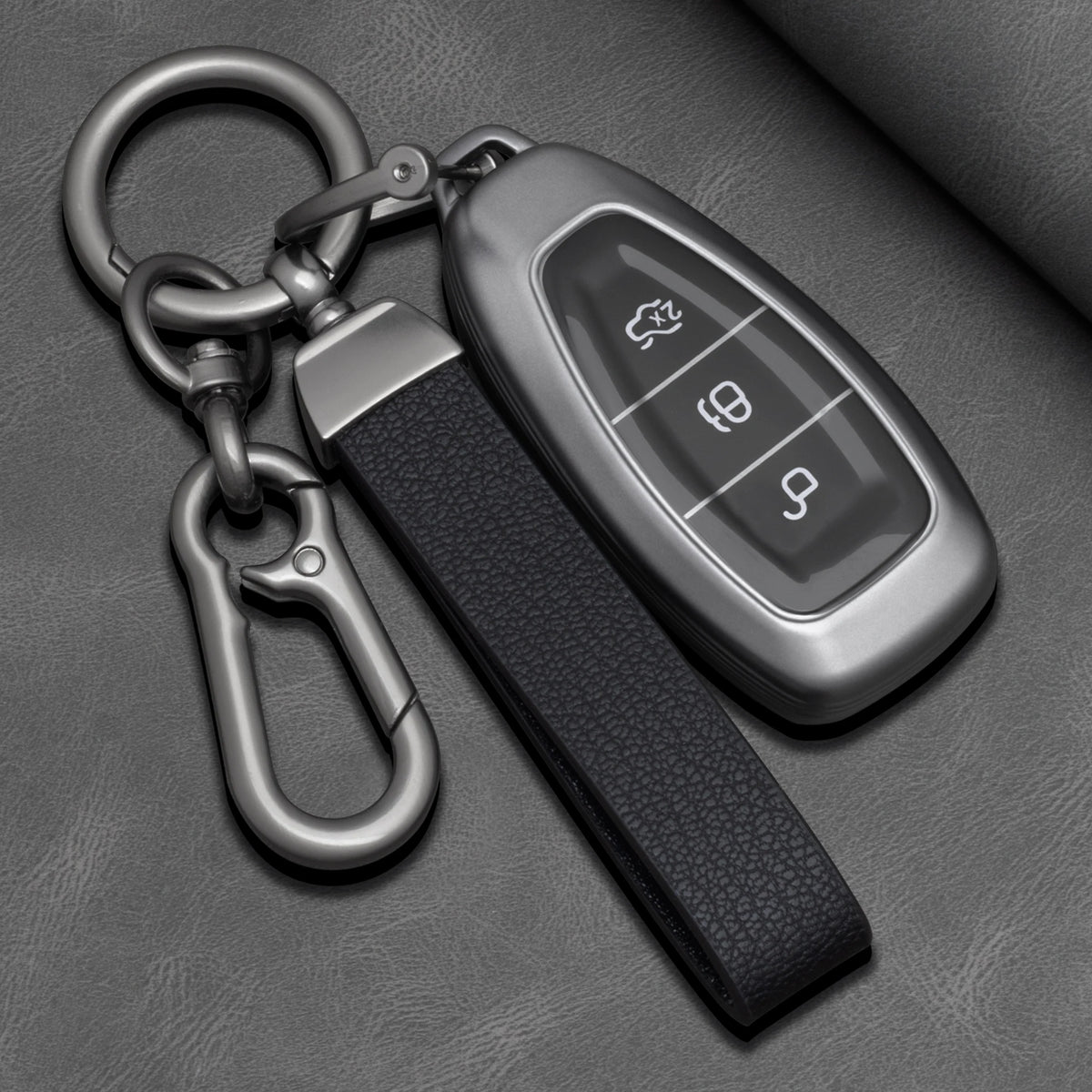 TPU Car Key Fob Cover for Ford Fusion, Mondeo, Mustang, F-150, Explorer & Edge – 2015–2018
