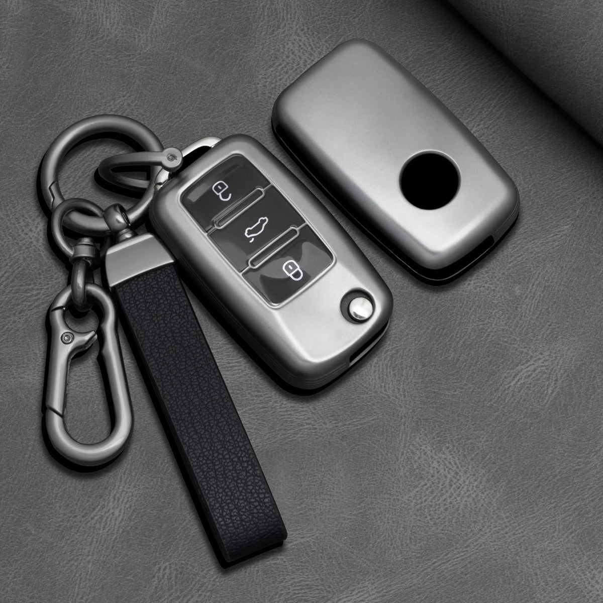 TPU Car Key Fob Cover for Volkswagen Polo, Tiguan, Beetle, Caddy & T5; Skoda Octavia; SEAT Leon & Altea