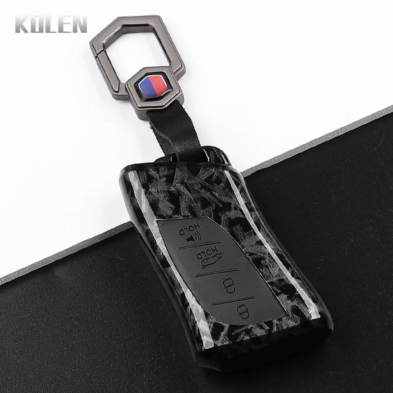 Car Key Cover Compatible with Lexus NX ES UX US RC LX GX IS RX 200 250h 350h LS 450h 260h 300h UX200 – Carbon Fiber Style