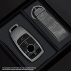 Black Warrior-Style TPU Car Key Fob Cover for Mercedes-Benz E-Class W213 (2017), E200, E260, E300, E320, S-Class (2018), GLS & GLA