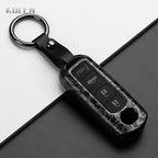 Car Key Cover Compatible with Mazda 2 3 6 Demio Atenza Axela CX-5 CX5 CX-3 CX7 CX-9 3 4 CX30 2016 2017 2018 2019 – Carbon Fiber Style