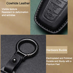 Genuine Leather Smart Key Cover for Audi A1, A3, 8P, A4, B9, A5, A6, C7, 8S, 8W, A7, A8, Q3, Q5, Q7, 4M, S4, S5, S6, S7, S8, RS3, RS6, SQ5, TTS, TFSI