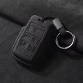 Suede Keyless Car Key Cover Compatible with Land Rover Range Rover Sport, Velar, Evoque, Freelander2, Discovery