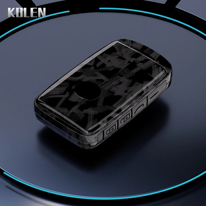 Car Key Cover Compatible with Mazda 3 Axela CX30 CX-4 CX5 CX-5 CX8 CX-8 CX-30 CX9 CX-9 – Carbon Fiber Style