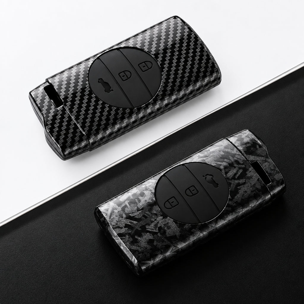 Car Key Cover Compatible with Chery Tiggo 7 Pro 8 Pro EXEED Tiggo 2 3X Arrizo 5 Pro GX 5X EQ7 – Carbon Fiber Style