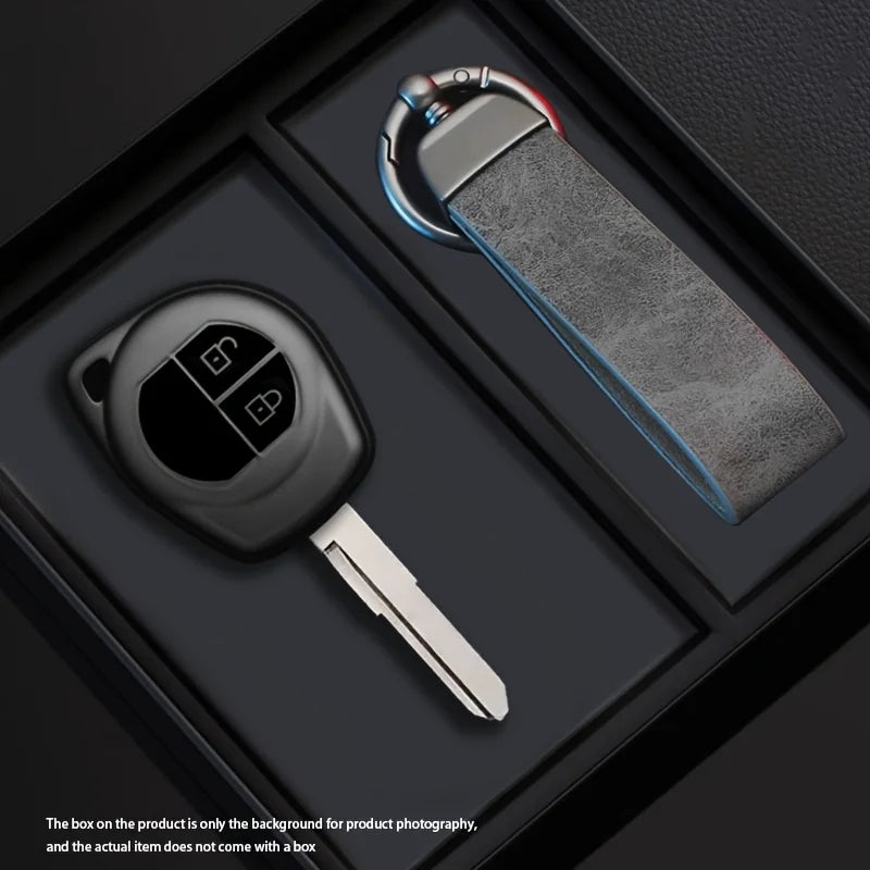 Black Warrior-Style TPU Car Key Fob Cover for Suzuki Swift, Ignis, Vitara, Liana, Ciaz & Baleno